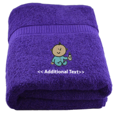 Personalised Baby Gift Towels Terry Cotton Towel